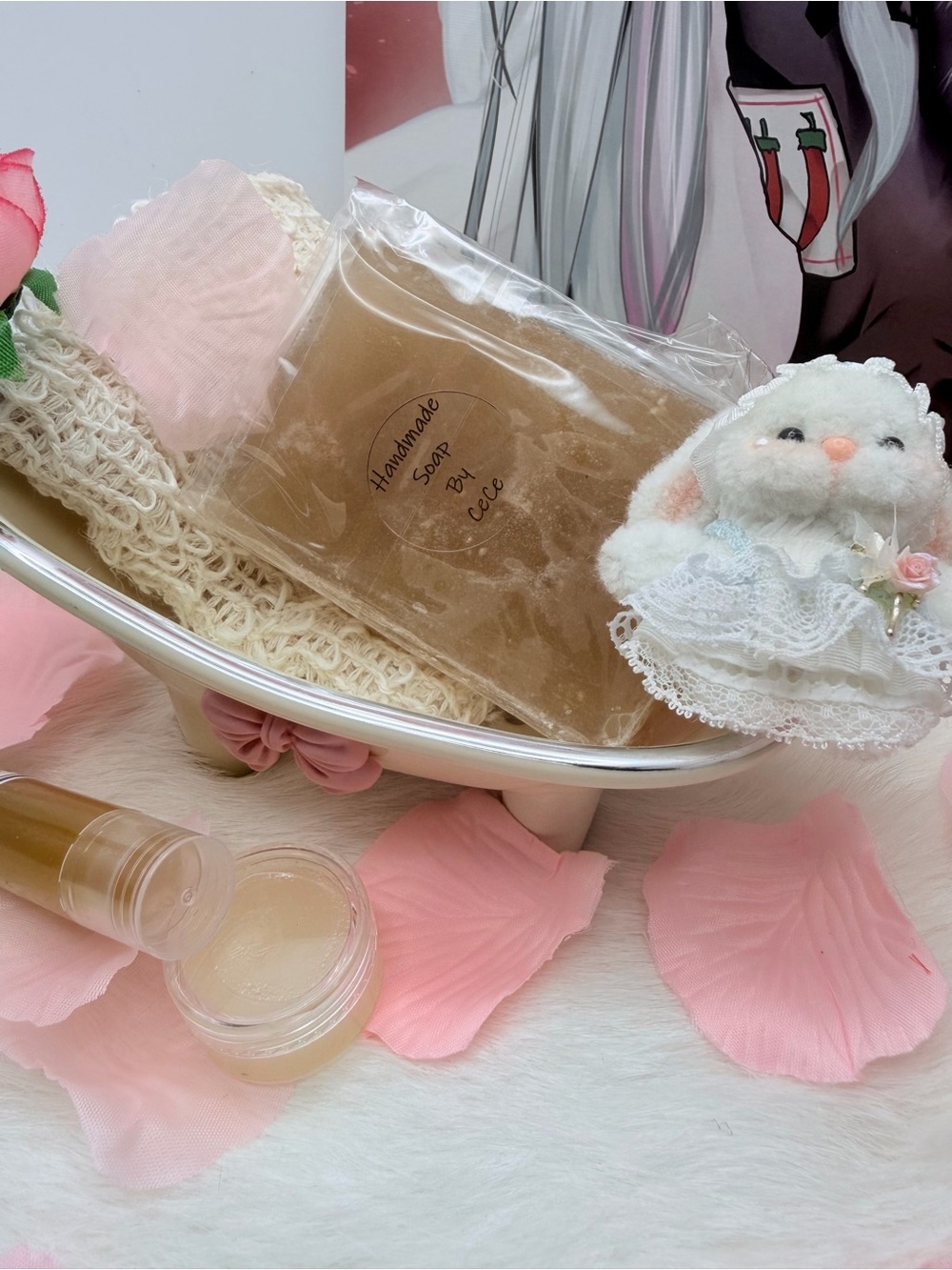 Handmade Soap Bar by — Cream Brown Natural Soap